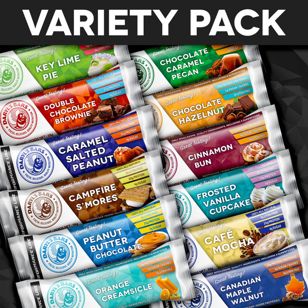 Daryl's Protein Bars -Performance Variety Pack